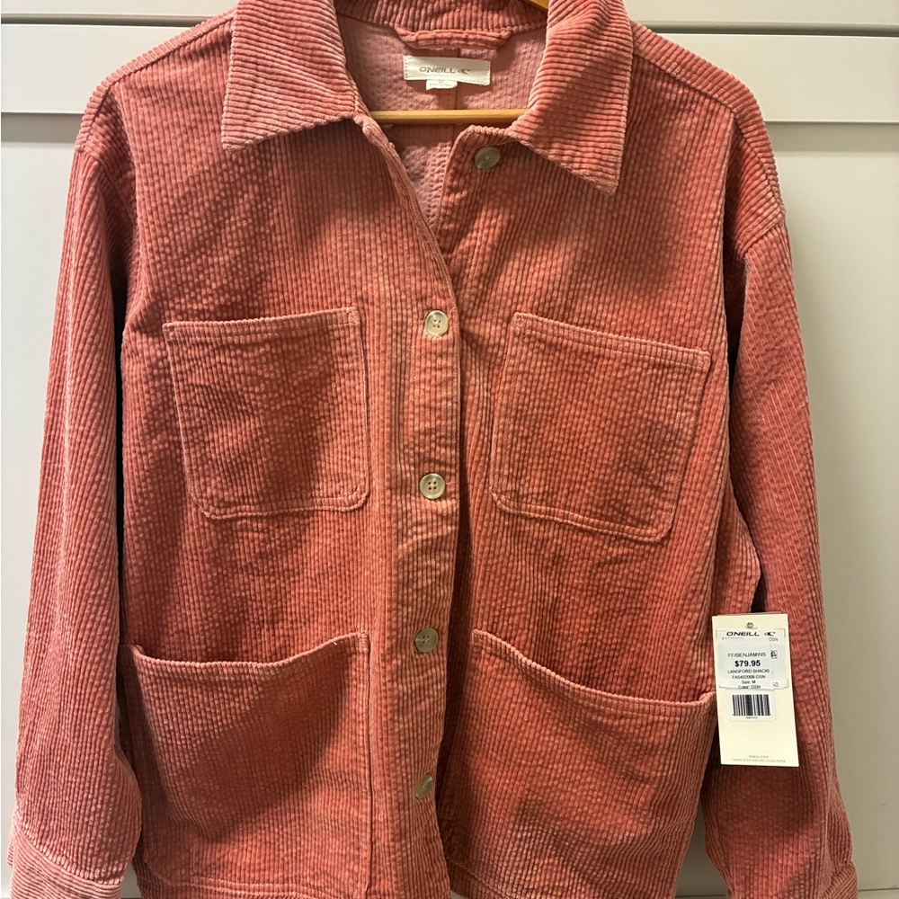 O'Neill Women's Corduroy Shacket Coral
